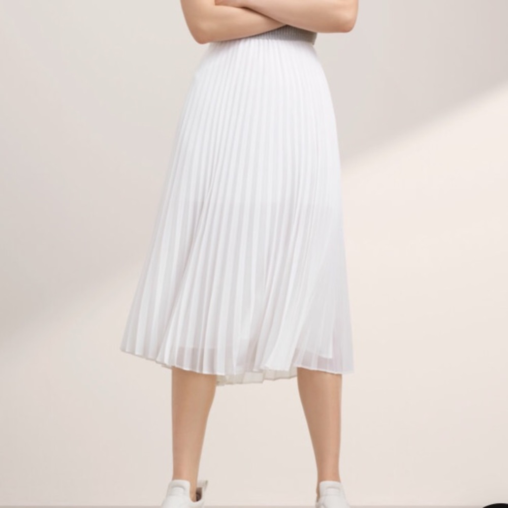 BLACK - Aritzia Pleated Skirt- babaton Jude skirt.